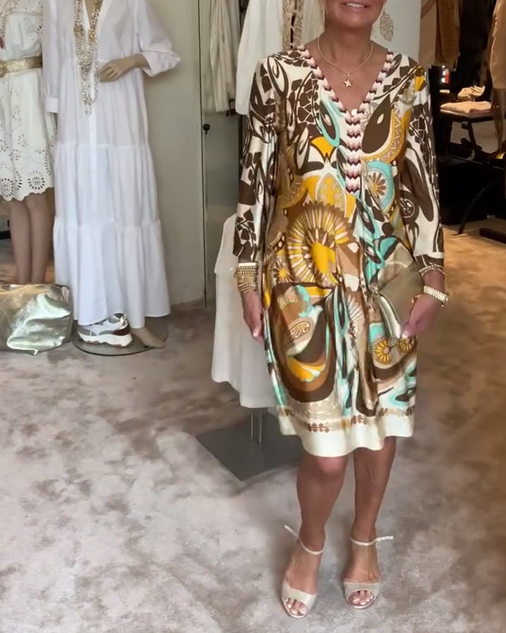 Mariane™ – Retro-Inspired Print Dress