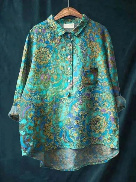 Emery™ | Elegant Floral Pattern Blouse