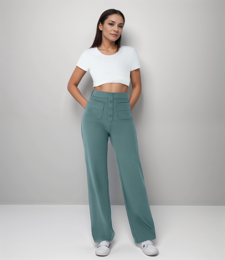 Elsa™ | High-Waisted Stretch Trousers
