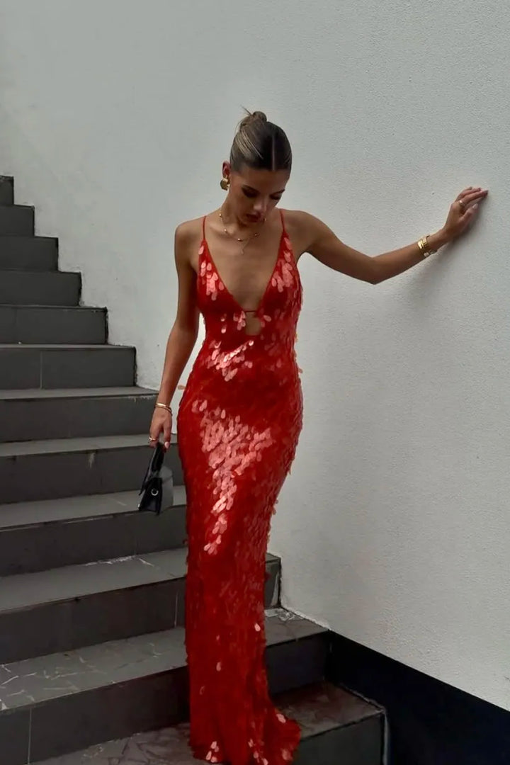 Isolde | Sequin Mermaid Maxi Gown