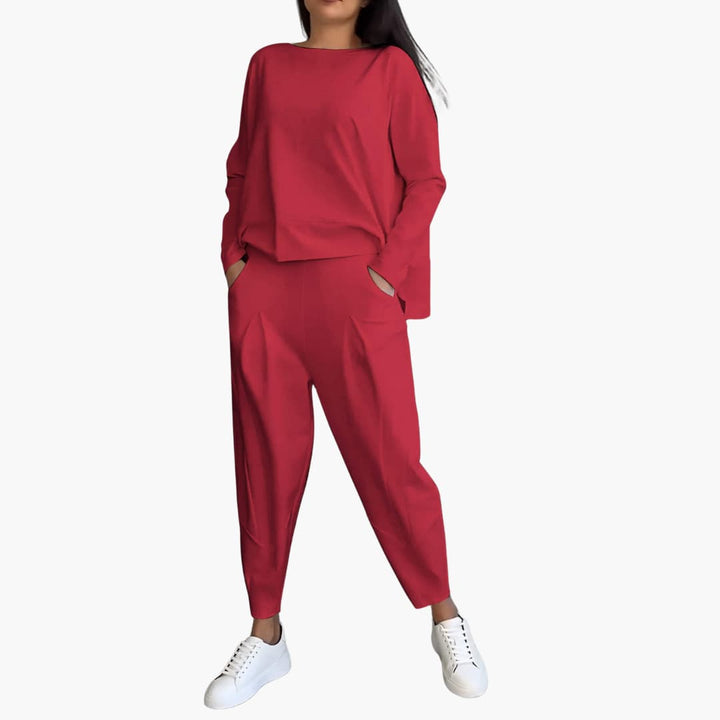 Anna™ | Comfortable Two-Piece Set with Crew Neck