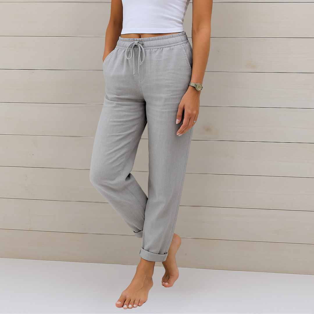 MAYLORA | Premium Breathable Linen Stretch Pants