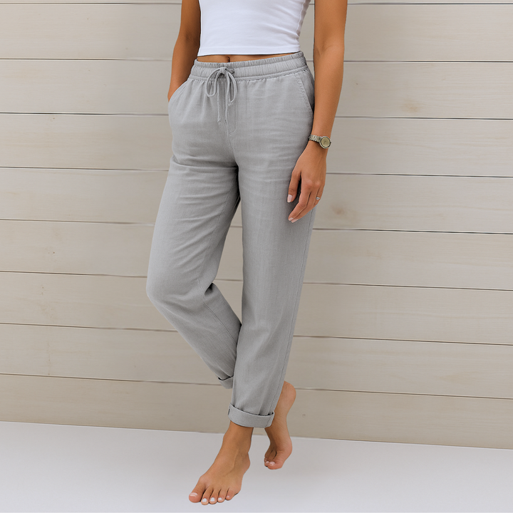 MAYLORA | Premium Breathable Linen Stretch Pants