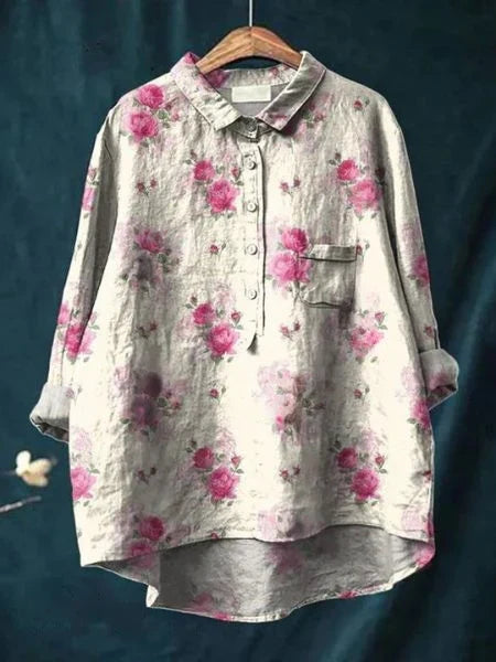 Emery™ | Elegant Floral Pattern Blouse