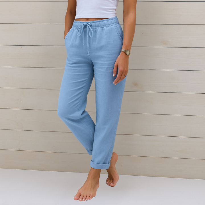 MAYLORA | Premium Breathable Linen Stretch Pants