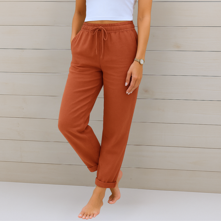 MAYLORA | Premium Breathable Linen Stretch Pants