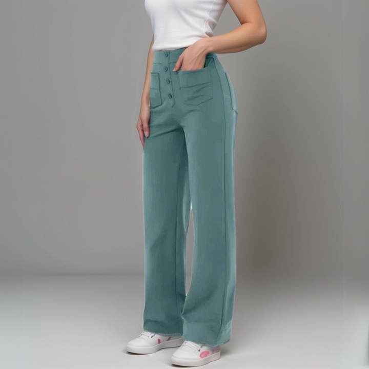 Elsa™ | High-Waisted Stretch Trousers