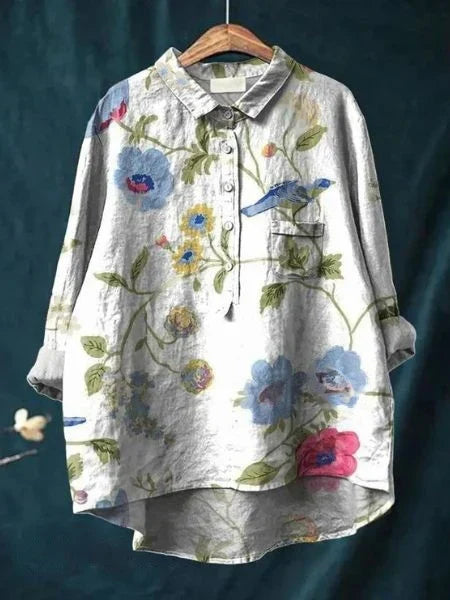 Emery™ | Elegant Floral Pattern Blouse