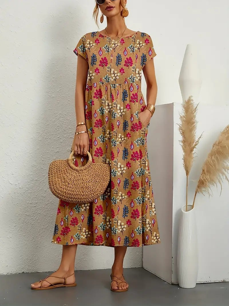 Roselle – Elegant Floral Dress