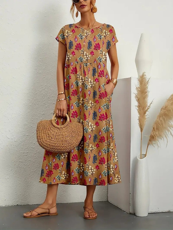 Roselle – Elegant Floral Dress