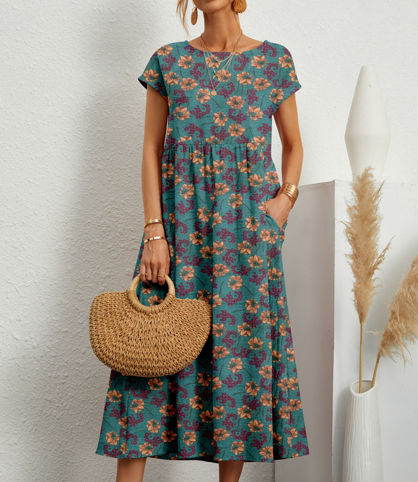 Roselle – Elegant Floral Dress