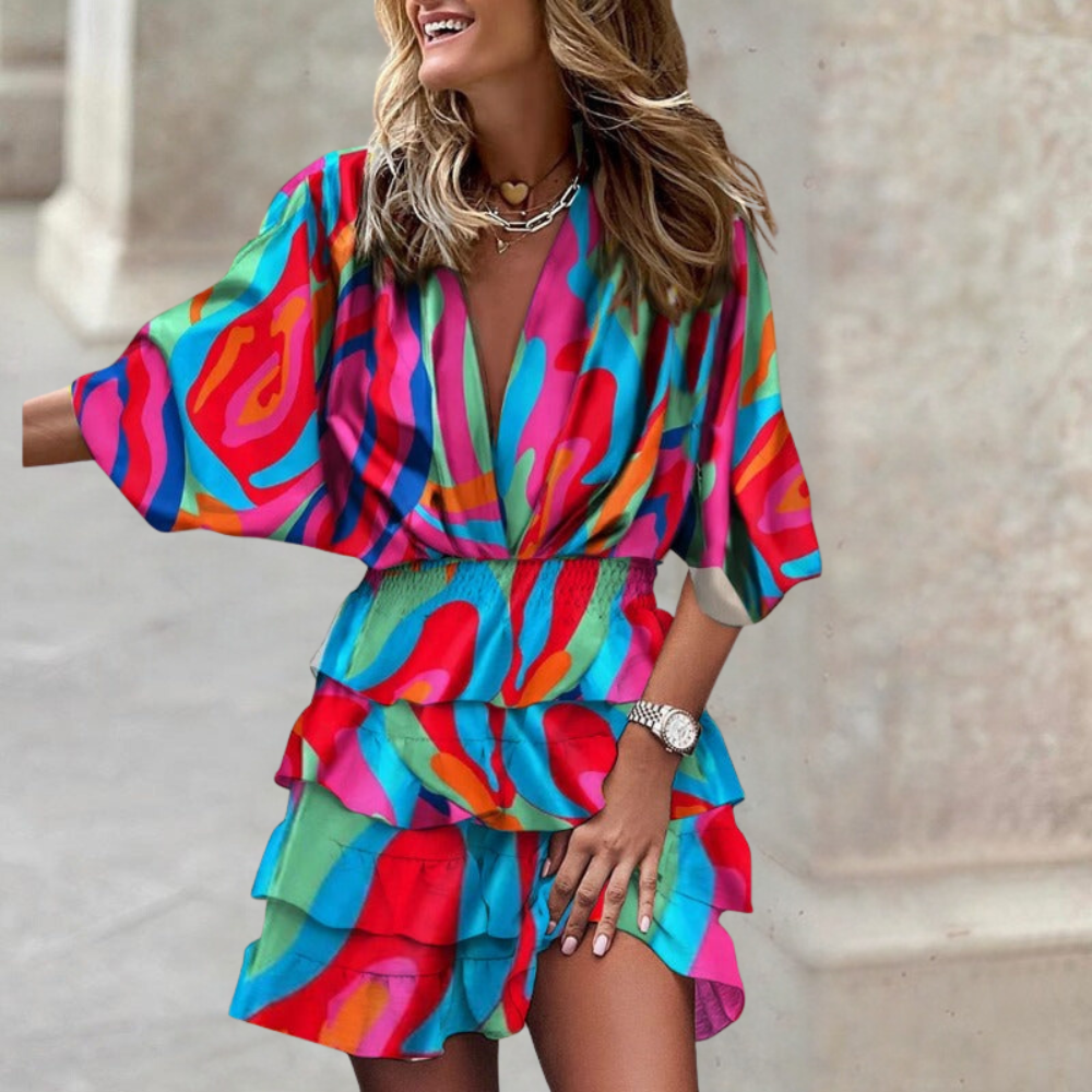 Clare | Vibrant Colour Dress