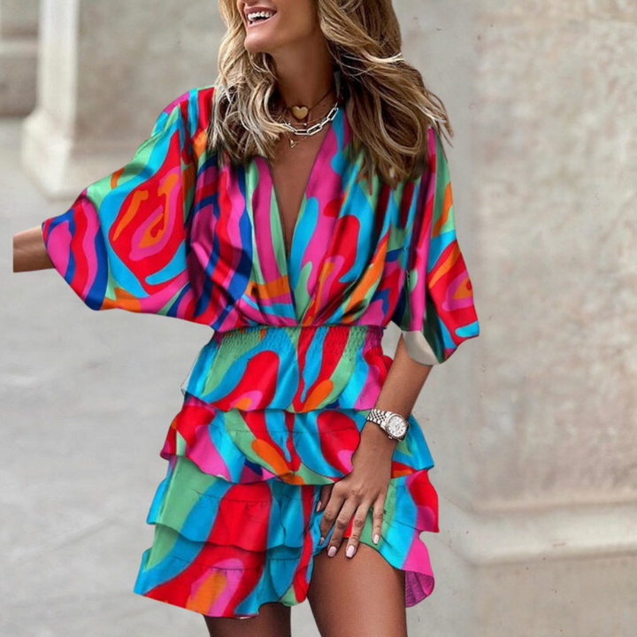 Clare | Vibrant Colour Dress