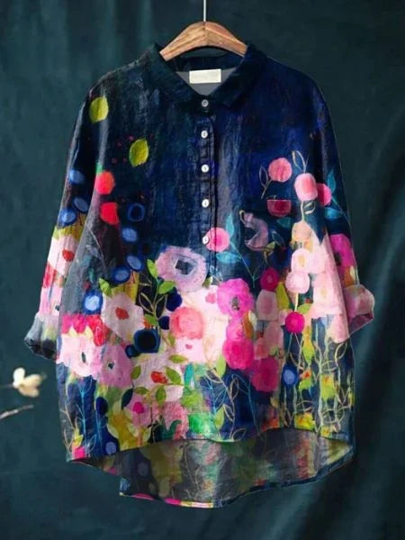 Emery™ | Elegant Floral Pattern Blouse