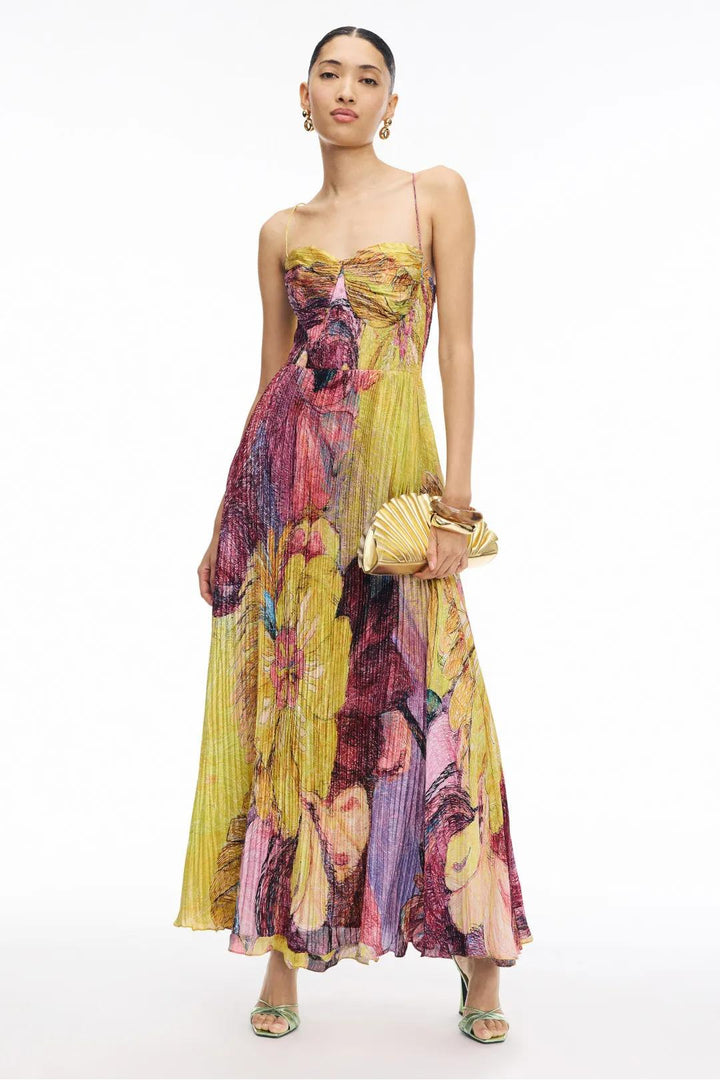Kiara – Bold Patterned Maxi Dress