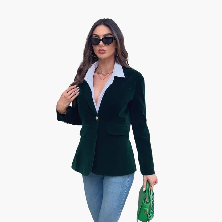 Siobhán™ | Elegant Retro Blazer Single-Breasted