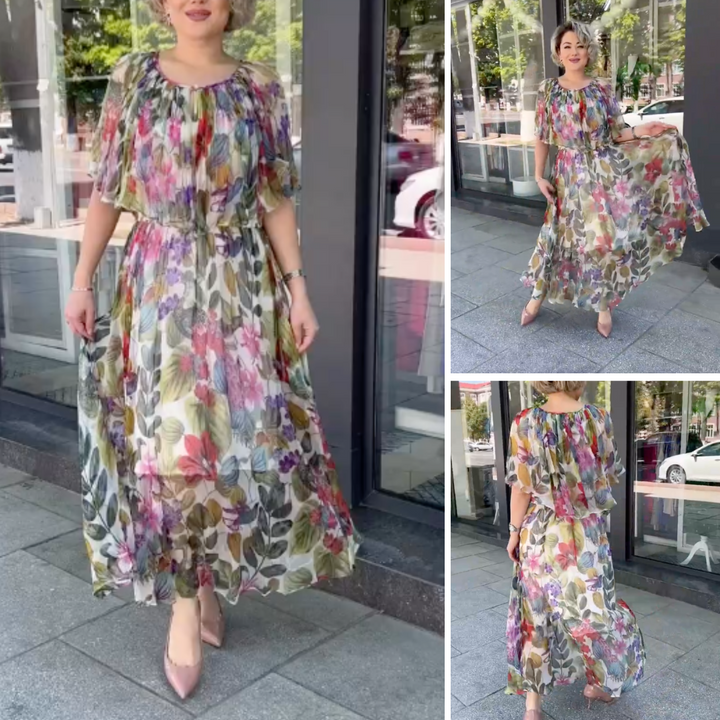 Donna™ - Women's Floral Long Dress