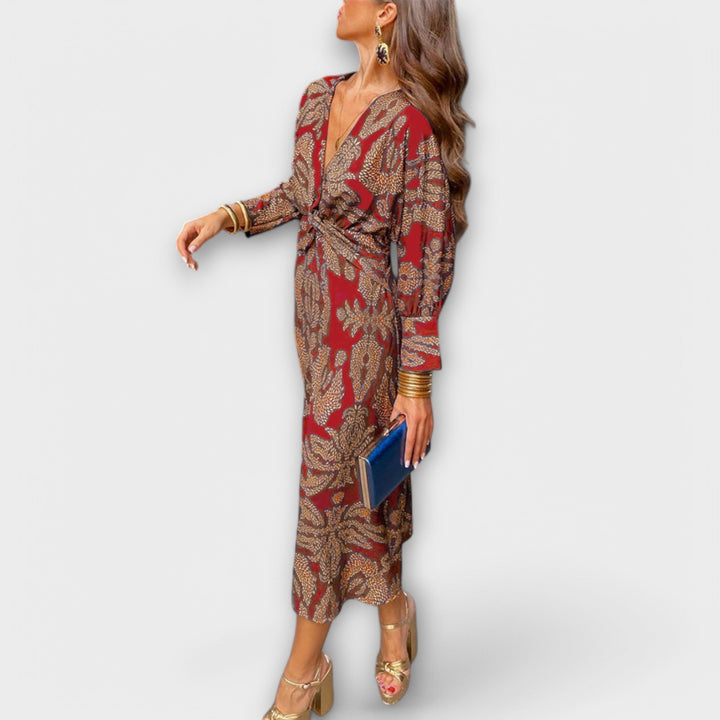 Oriana™ | Elegant Long-Sleeve Dress