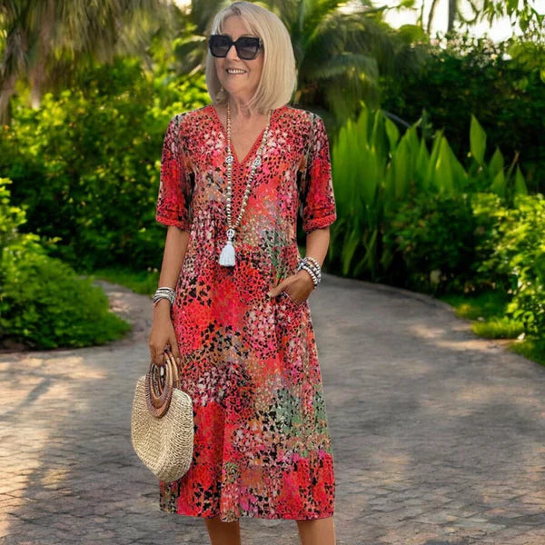 Cassandra – Effortless Boho-Inspired Maxi Dress
