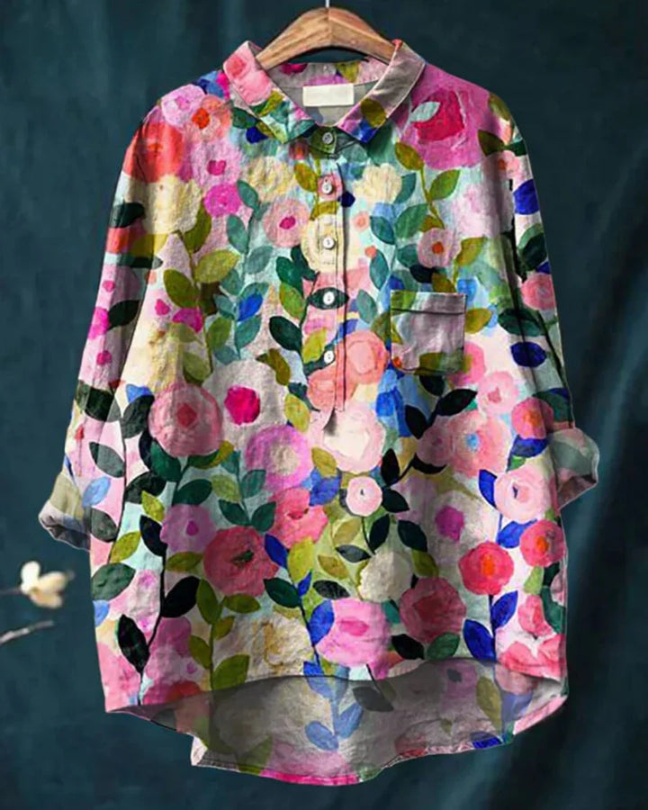 Emery™ | Elegant Floral Pattern Blouse