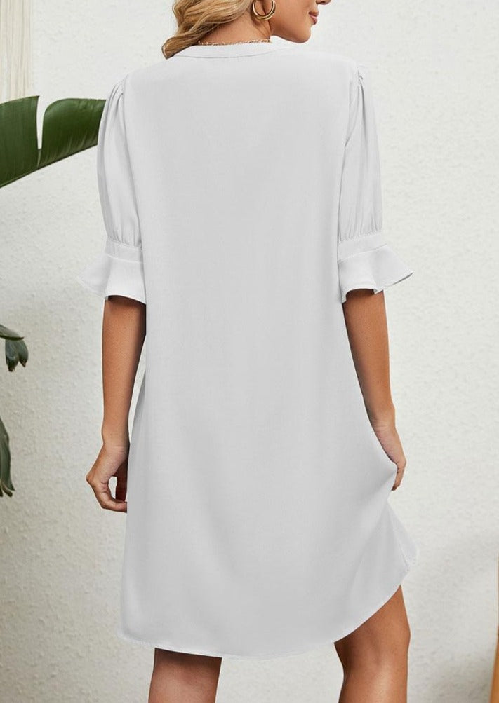 Mirabel – Chic V-Neck Summer Dress