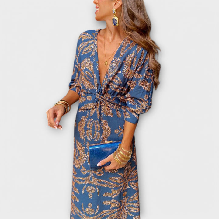 Oriana™ | Elegant Long-Sleeve Dress