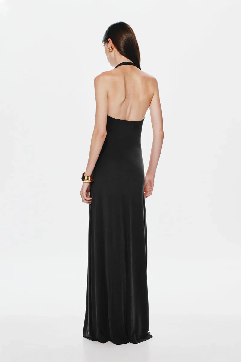 Sabine – Ivory Cupro Maxi Dress