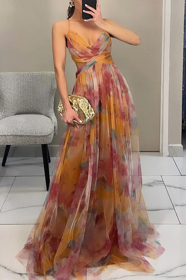 Lorraine – Elegant Floral Maxi Dress