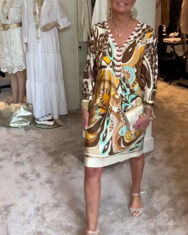 Mariane™ – Retro-Inspired Print Dress