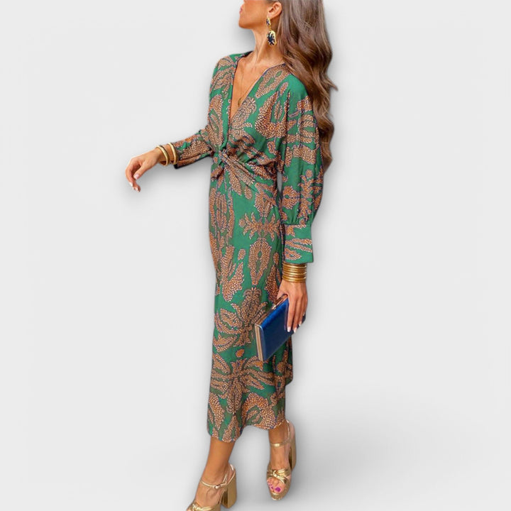 Oriana™ | Elegant Long-Sleeve Dress