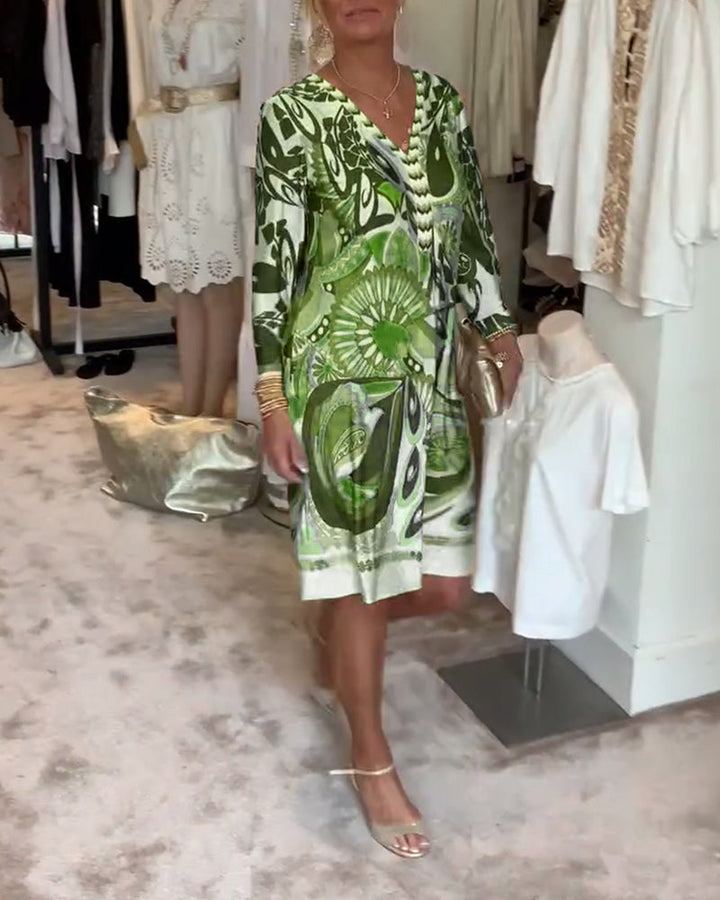 Mariane™ – Retro-Inspired Print Dress