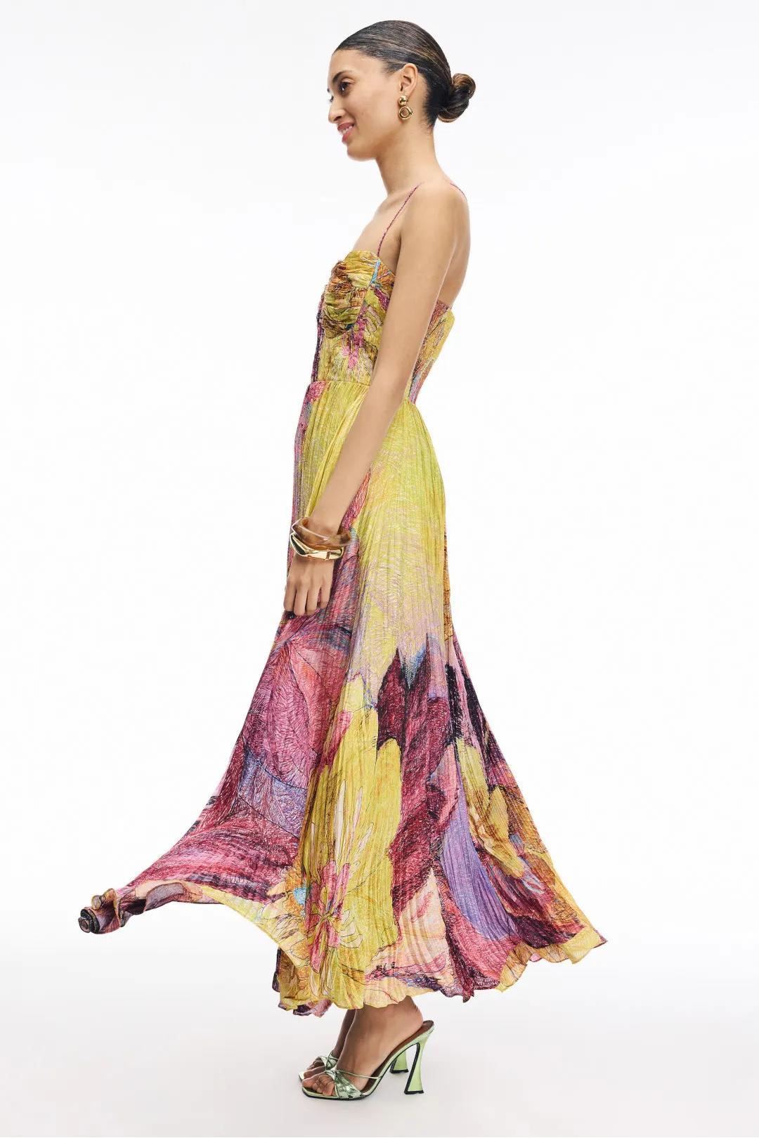 Kiara – Bold Patterned Maxi Dress