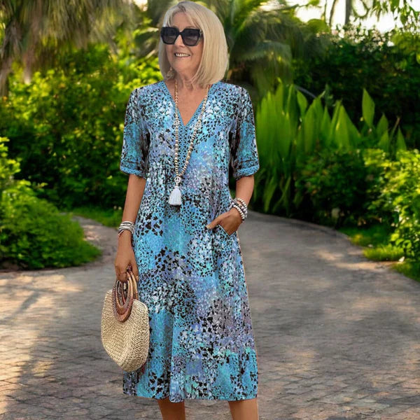 Cassandra – Effortless Boho-Inspired Maxi Dress