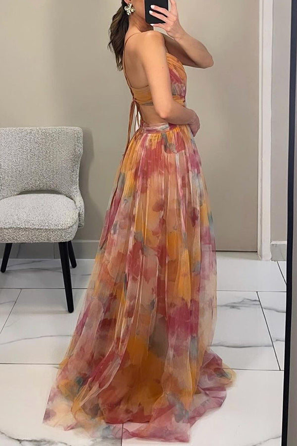 Lorraine – Elegant Floral Maxi Dress
