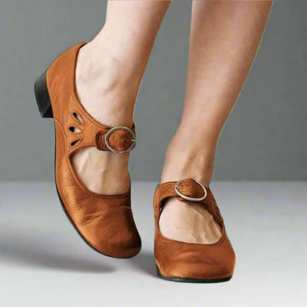Denisa | Comfortable Leather Orthopedic Wedge Sandals