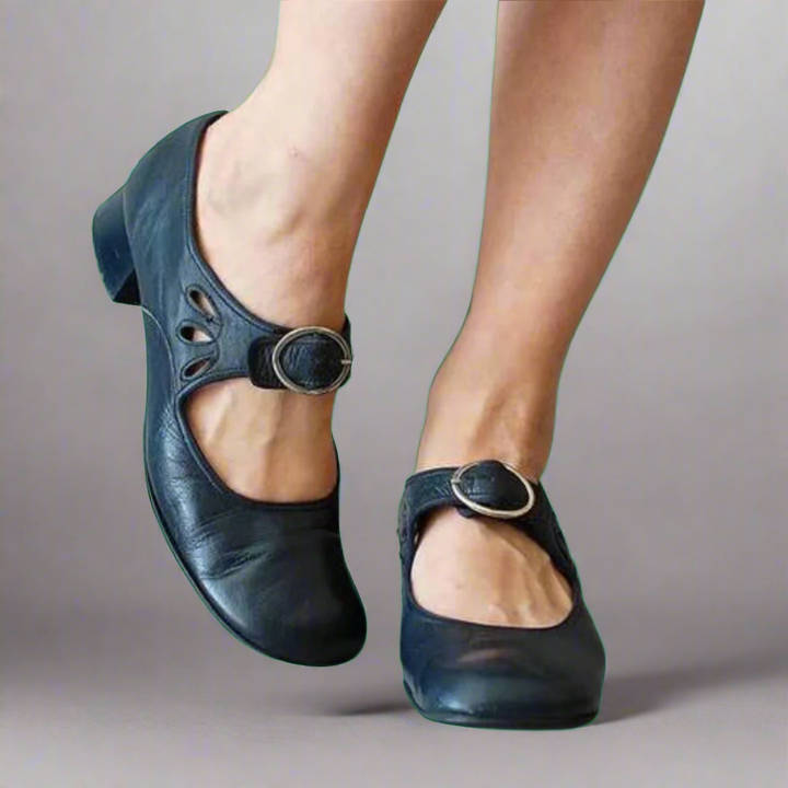 Denisa | Comfortable Leather Orthopedic Wedge Sandals