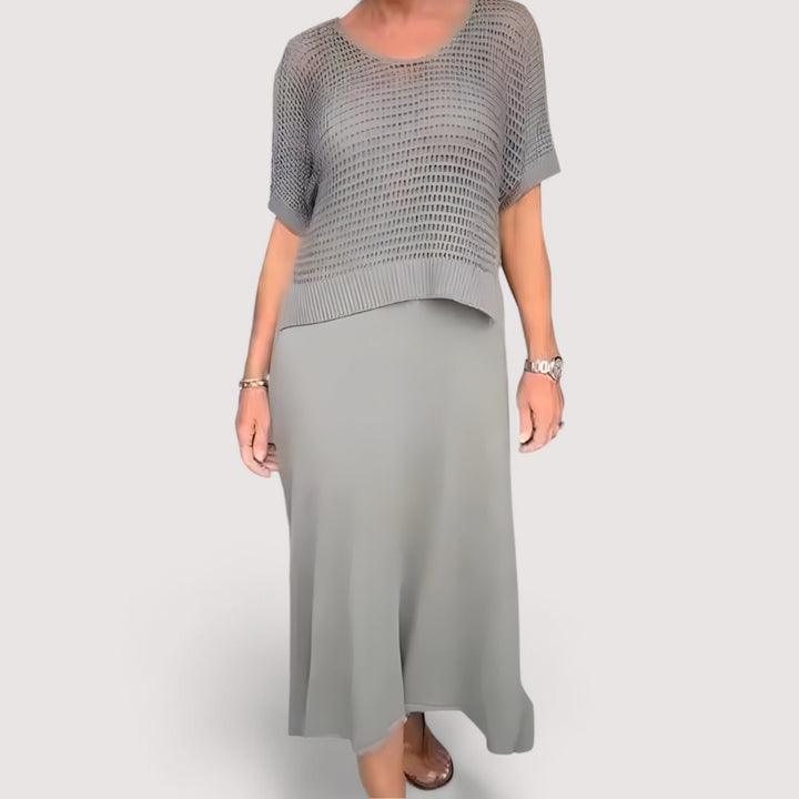 Maribel | Knit-Top Summer Dress