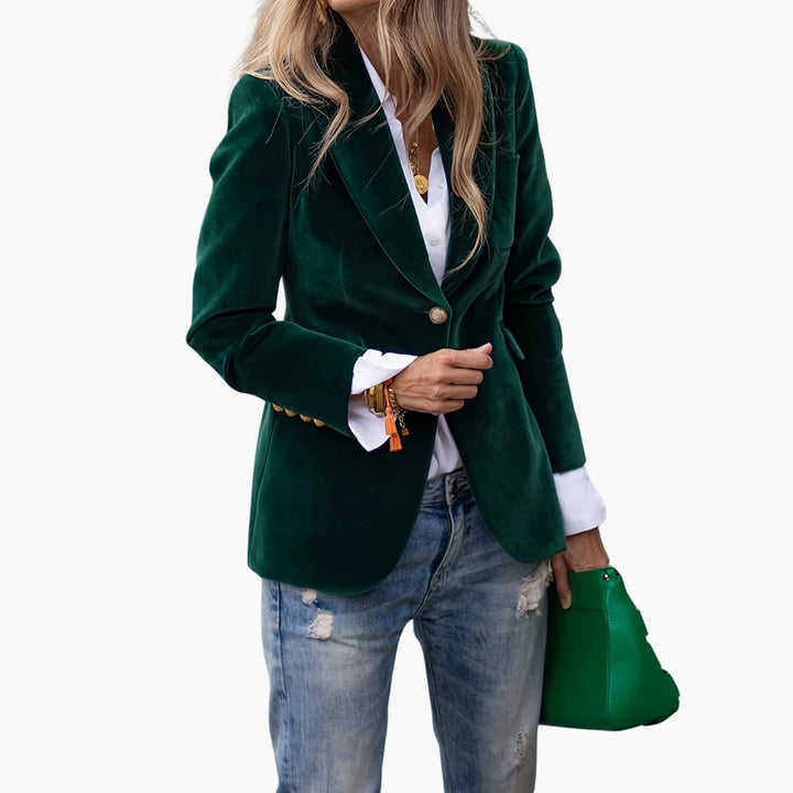 Siobhán™ | Elegant Retro Blazer Single-Breasted