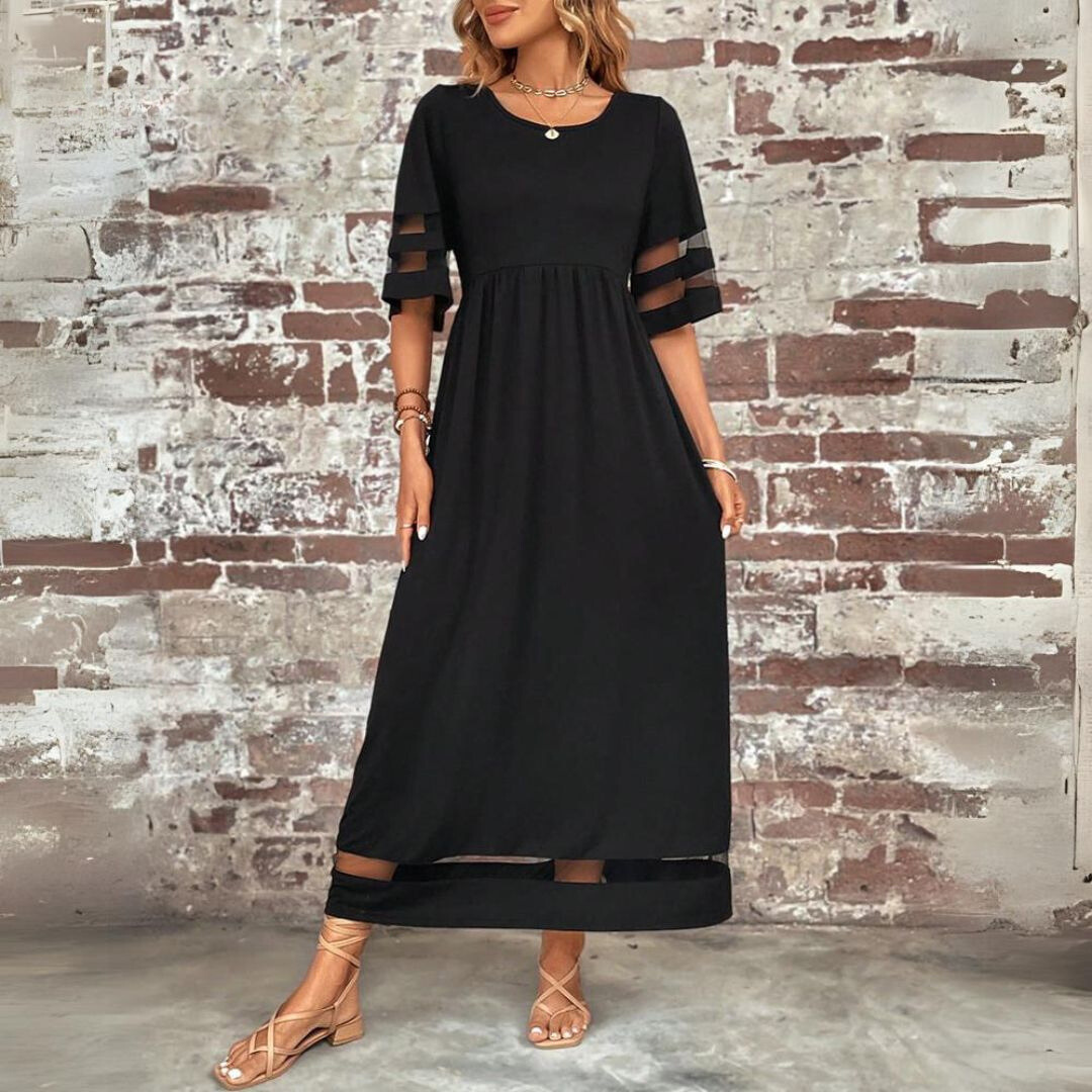 Amandine™ | Elegant Dress with Tummy Coverage