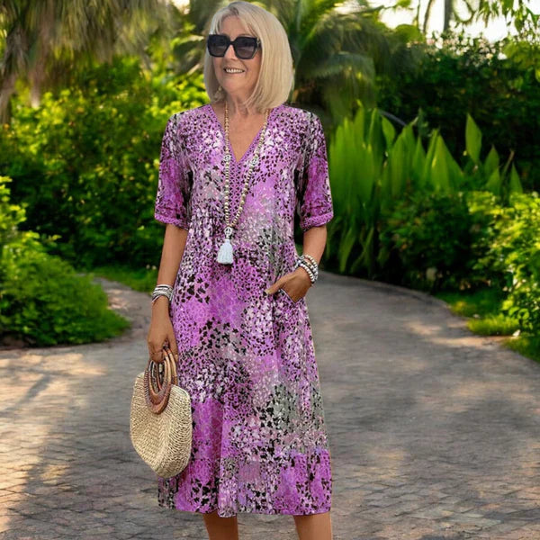 Cassandra – Effortless Boho-Inspired Maxi Dress