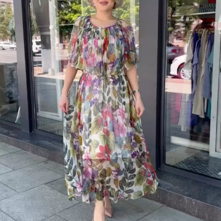 Donna™ - Women's Floral Long Dress