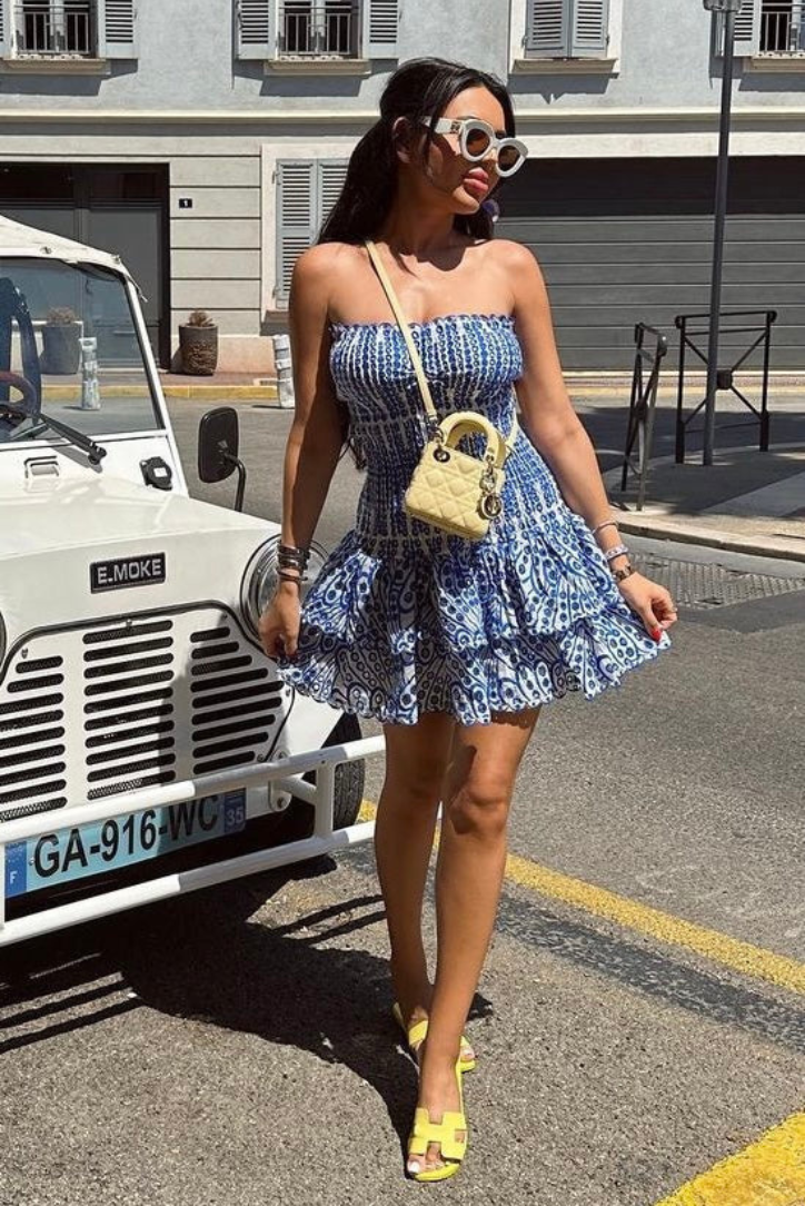 Elowen | Ruffle Mini Dress
