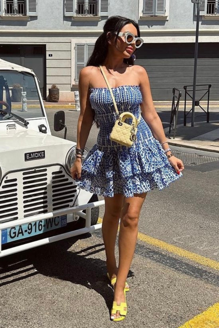 Elowen | Ruffle Mini Dress