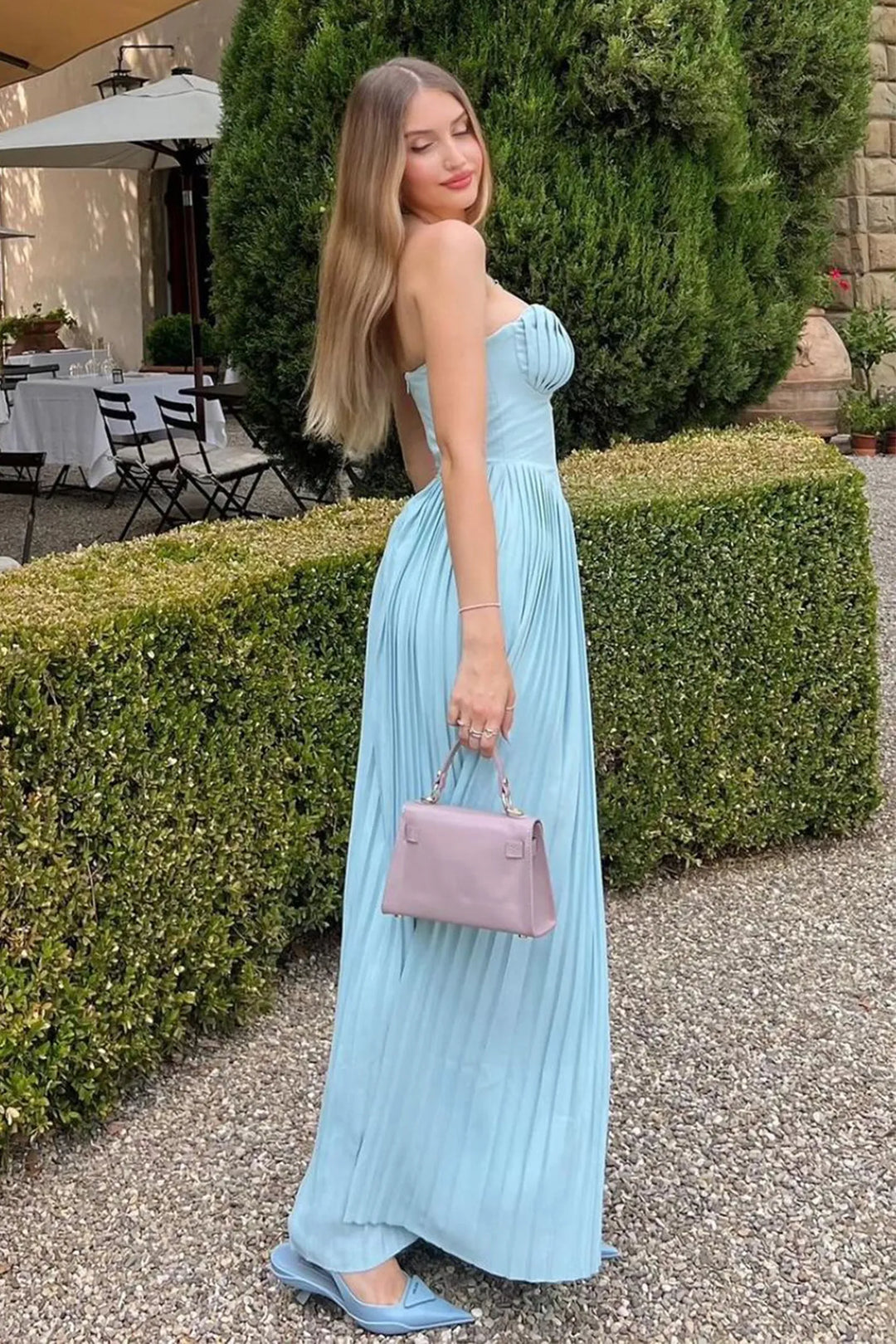 Fiona | Strapless Maxi Dress