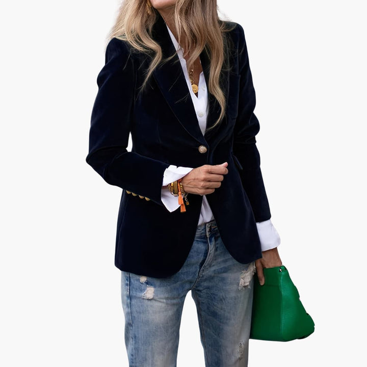 Siobhán™ | Elegant Retro Blazer Single-Breasted