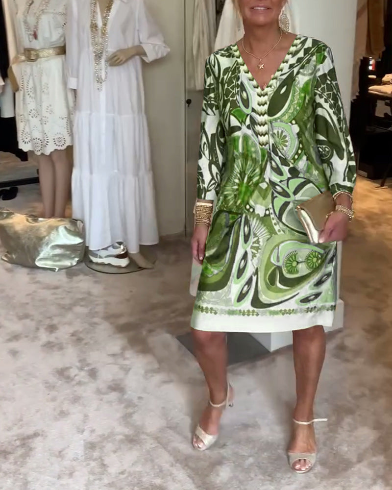 Mariane™ – Retro-Inspired Print Dress