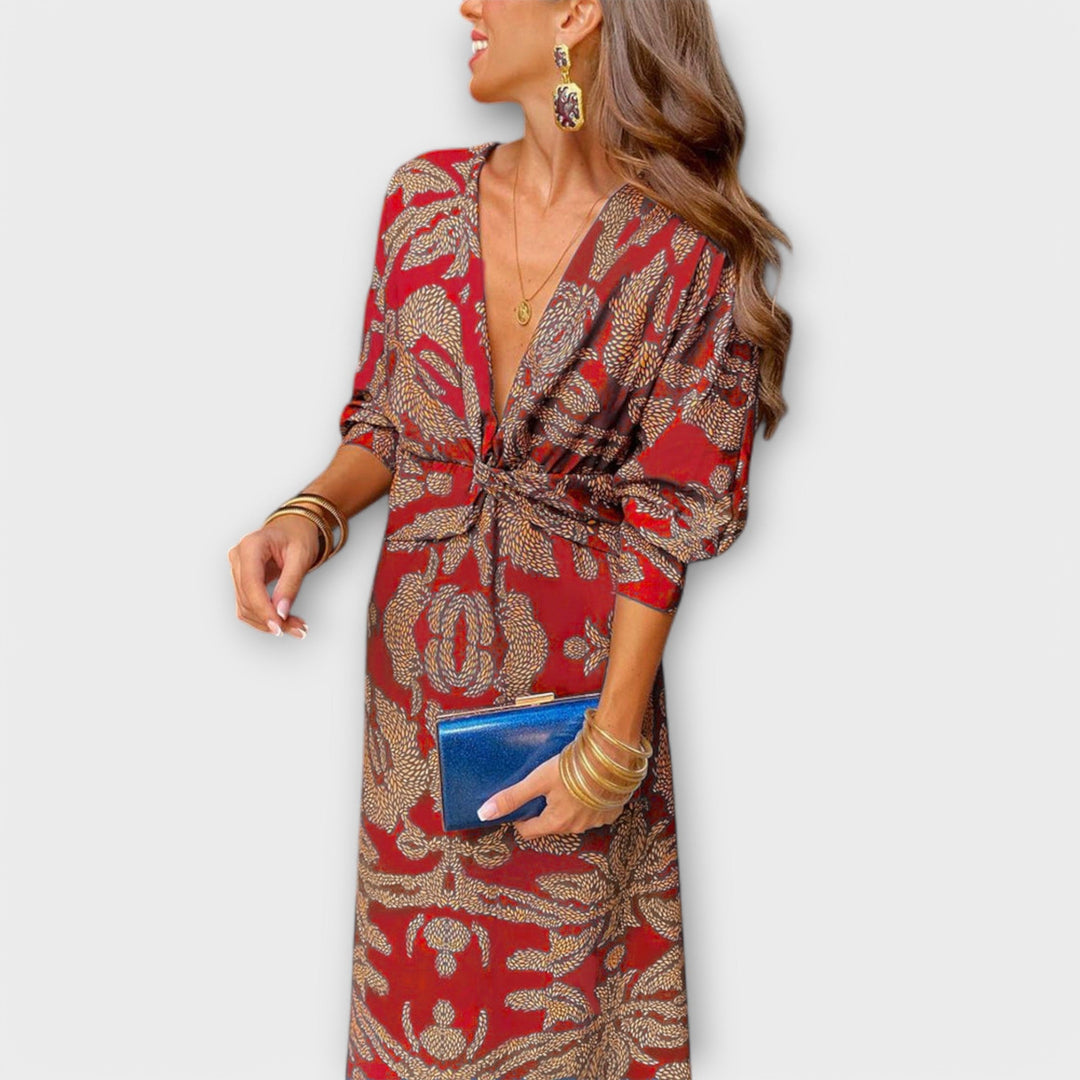 Oriana™ | Elegant Long-Sleeve Dress