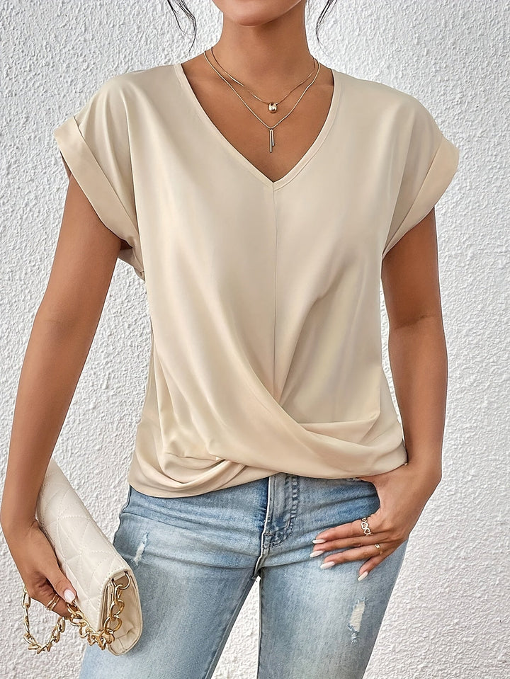 Tammana - Relaxed V-Neck T-Shirt