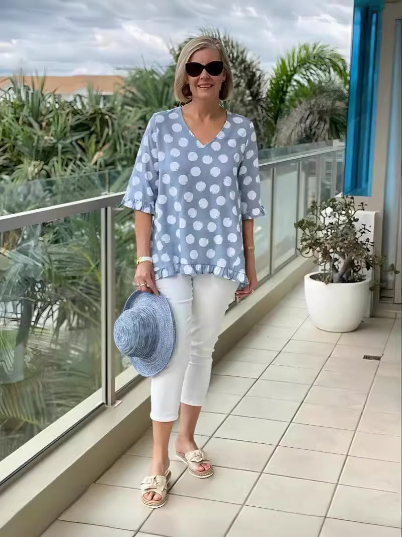Dulce | Retro-Print Top