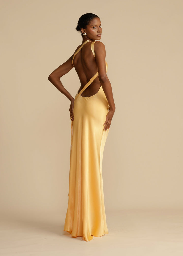 Solène – Elegant Full-Length Dress